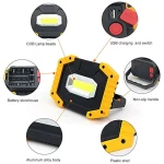 30W LED COB Working Light Camping Lantern Tent Portable Lighting Torch Emergency Light Waterproof Flashlilght Rechargeable 18650