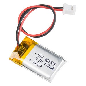 3.7V rechargeable lipo DTP401525 100mah batteries lithium polymer