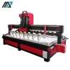 3D Engraving 8 Multispindle Turning Hand Wood Carving Drill Cnc Machine