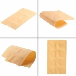 3D Eye Tattoo Practice Skin Blank For Needle Permanent Eyebrow Tattoo Machine Practice Skin Blank Sheet Silicone Eye Makeup
