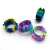 Import 3D Rainbow Nail Silicone Snap Ring Fidget Bracelet Customization from China