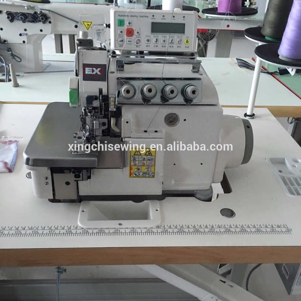 4 thread overlock sewing machine with computer