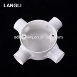 4 Way cross Junction Box electric box switch box pipe fittings for construction or electric