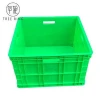 40litre Green color Solid Stacking Plastic Cube hobby box For Seafood Display size 495*495*H300mm