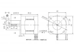 42BLbrushless DC motor 3000rpm 24v brushless dc motor lawn mower motor with good price