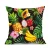 Import 45x45 with zipper pineapple print linen hemp long pillow case from China