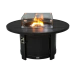 47 Inch Modern Garden Slate top table Gas Fire Pit (WH009-LB)