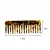 Import 4mm thickness custom logo size koran hair curls shower combs acetate acrylic  hair combs from China