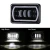 Import 4x4 accessories 4X6 led car headlight with white DRL for truck,tractor in auto lighting system from China