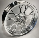 5 axis cnc machining custom 7075 motorcycle alloy wheel rims accoding to customer requirement