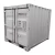 Import 5 ft - 10ft mini shipping metal container with bar lock from China