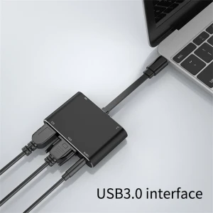 5 in 1 USB-C Type-C to HDM I HUB Adapter VGA Cable Audio USB 3.0 PD Converter USB-C HDTV Power Delivery