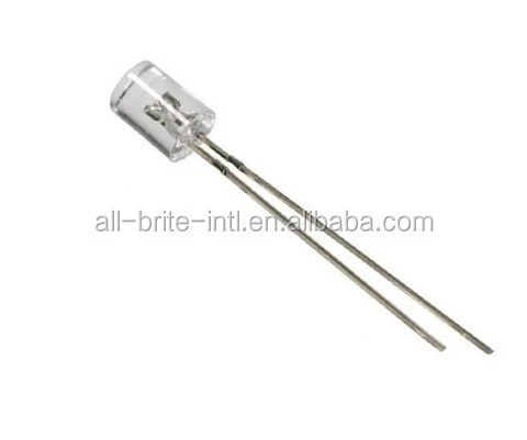 5 mm 5mm flat top head Dual Color high brightness Through Hole led diffuser lens light emitting diode lamp