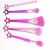 Import 5 pcs Beauty Product Makeup Brushes 2019 New cosmetics Maquillaje Star Tail Plastic Too Faced makeup it cosmetics brushes from China