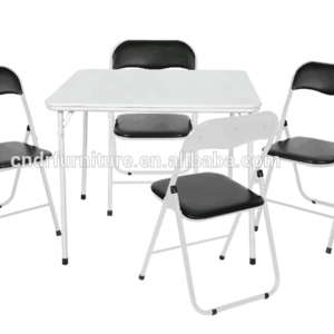 5 piece  Kids Table and Folding Chairs School Furniture