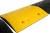 Import 50*35*5/4cm High visibility road speed ramp for Safety rubber speed bump with glass reflector inbuilt from China
