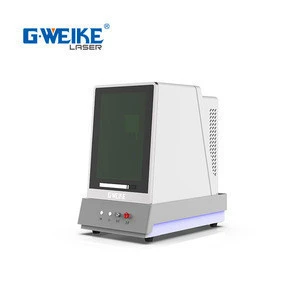 50w Fully enclosed laser marking machine for cookware