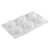 Import 6 Cavities mousse baking mould silicone apple shaped cake mold from China