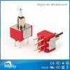 6 pin DPDT PCB Mounted Toggle Switch