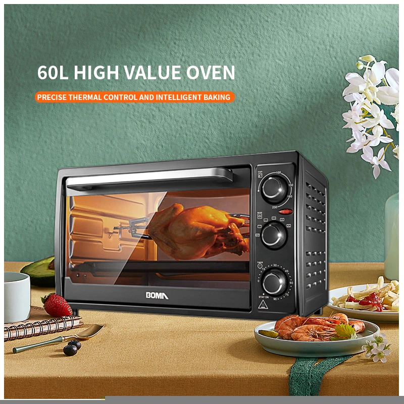 60L Household Multifunctional Electric Oven