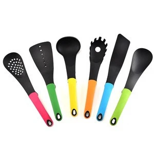 6pcs Nylon orange kitchen tools and uses kitchen cookware Set