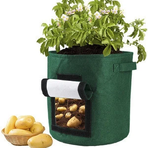 7 Gallon  garden potato felt planter grow bags