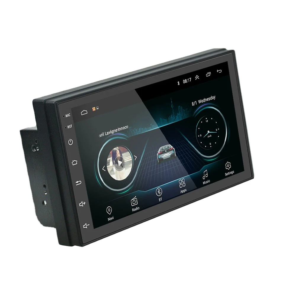7 Inch car audio android navigation [2G+16G] 2DIN radio 1080P  panel  car radio with support WiFi connection Mirror Link