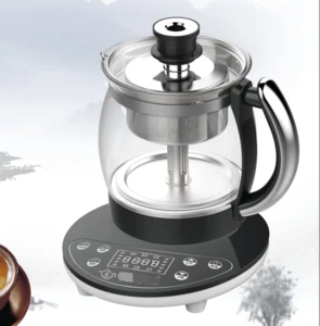 800W 1.8L automatic up and down function model GM-TM001 special design glass electric pot tea maker