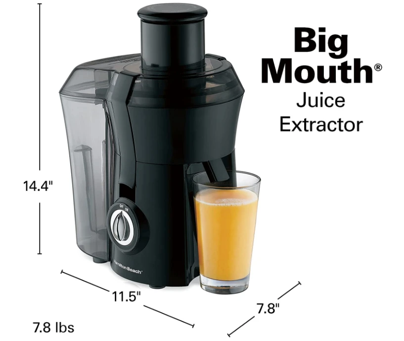 800W BPA Free Low Speed Big Mouth Centrifugal Juicer Machine Professional