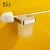Import 85150 High End Latest Styles Design Bathroom Accessories Metal Wall Mounted Brass Chrome Toilet Brush Holder from China