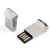 8GB 16GB 32GB 64GB Mini Metal Silver USB with Keychain Flash Drive