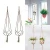 Import 90cm Hemp Rope Braided Planter Flower Pot Hanging Rope Pot Plant Hanger Macrame Hanging Vintage Knotted Garden Decoration from China