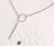Import 925 sterling silver chain 8 Choker Statement Cross Pendant Necklace for women Infinity Cross Lariat Necklace from China