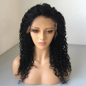 9A Glueless Full Lace Human Hair Wigs For Black Women Indian Virgin Hair Wigs Water Wave Lace Front Wigs With Baby Hair