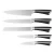 Import 9pcs hollow handle knife block set kitchen knives accessories stainless steel from China