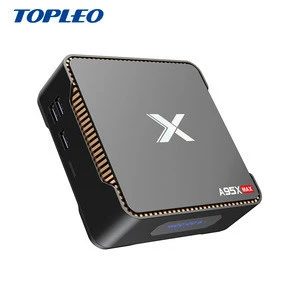 A95X MAX Amlogic S905X2 4gb ram Efficient heat dissipation design best android 8.1 tv set top box