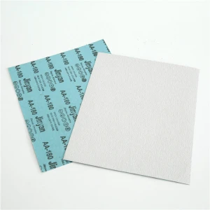 Abrasive sand paper white coated dry sandpaper abrasive paper with high quality