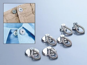 ABS Stainless Steel Reusable 3 Wonder Buttons for Clothing and Apparel Accessories Made in Vietnam Factory