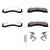 Import Advantage No Noise Accessories Brake pads Brake shoes for buses from China