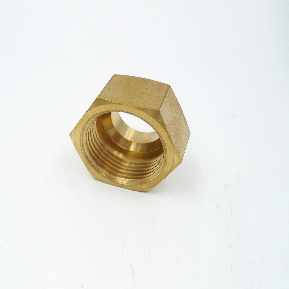 Air condition and refrigeration fittings short flare brass nut 50pcs one pack 3/4