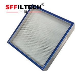 Air Filter Good Quality laminar air flow hoods deep pleat hepa filter