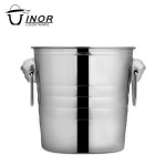  durable stainless steel custom ice bucket for bar table