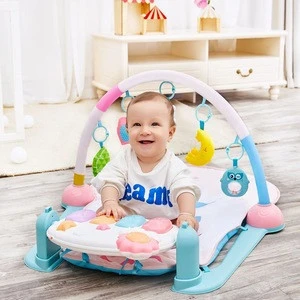 Alilo Piano Gym C3 Musical game Baby foldable playmat play mat Eco-friendly ABS material gym kids toys children soft resting mat