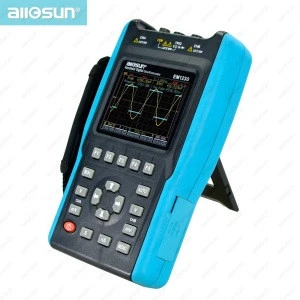 All-sun EM1230 Handheld Digital Storage Oscilloscope 25MHz 100M Sa/s Scope Meter with LED backlight stock in US