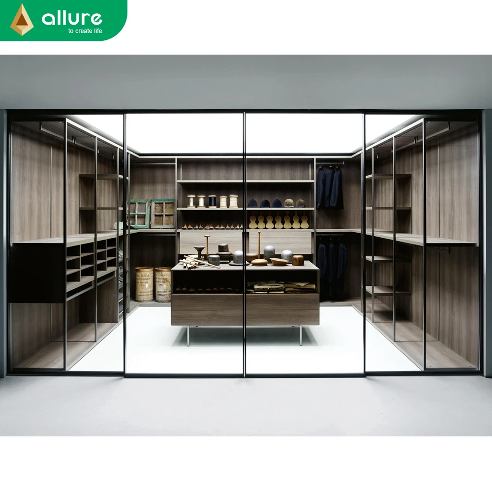 Allure clothes foshan movable 3 mirror door sliding bedroom wardrobe cabinet furniture parts prices