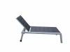 Alu tube padded adjustable back sun chaise beach lounge