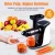 Import AMZCHEF Slow Juicer Machines Juicer Extractor with Two Speed Modes, 2 Travel bottles(500ML) portable blenders from China