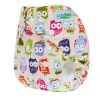 AnAnBaby Soft Printing PUL Minky Breathable baby Cloth Diaper/Nappies with button closure