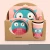 Import Animal design Anti-fall health safe childs bamboo fiber tableware sets from China