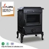 Antique european style wood burning water heater boiler stove water jacket fireplace